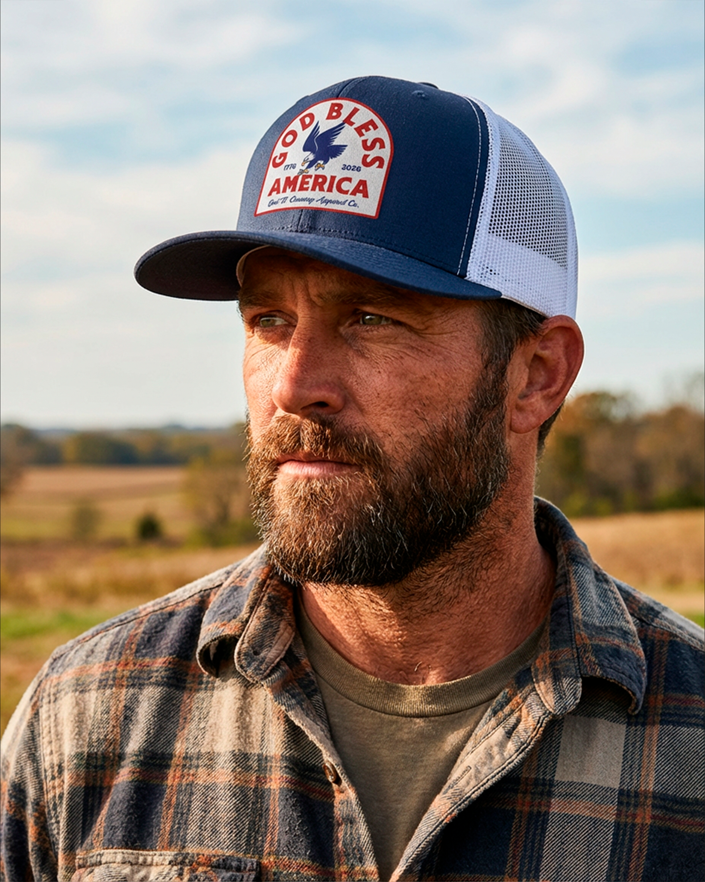 God N' Country 250th Anniversary Trucker Hat