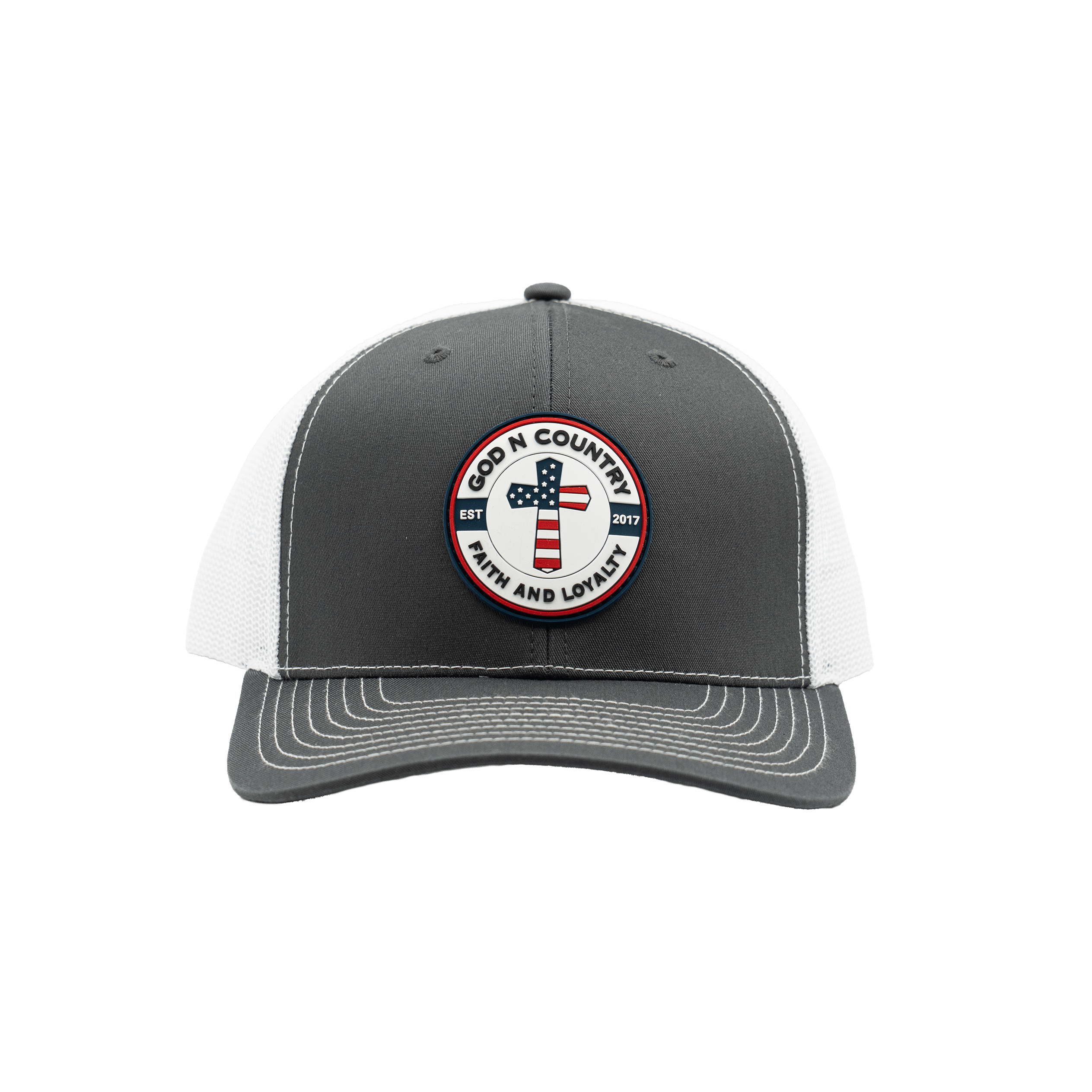 God N Country Cross PVC Patch Hat - God N' Country