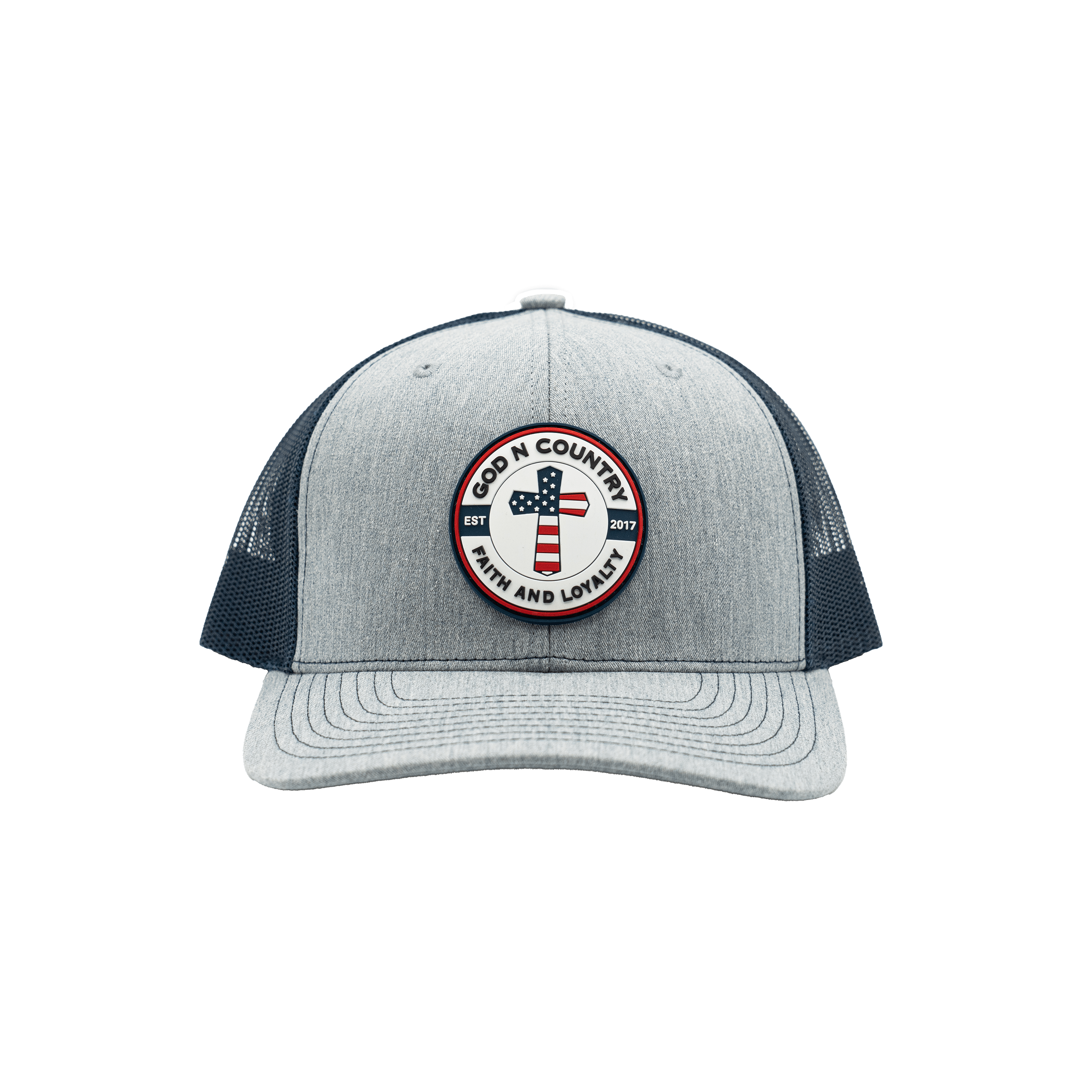 God N Country Cross PVC Patch Hat - God N' Country