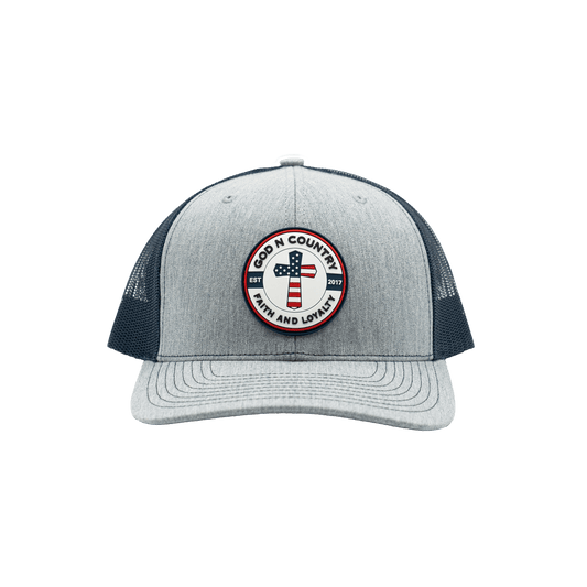 God N Country Cross PVC Patch Hat - God N' Country