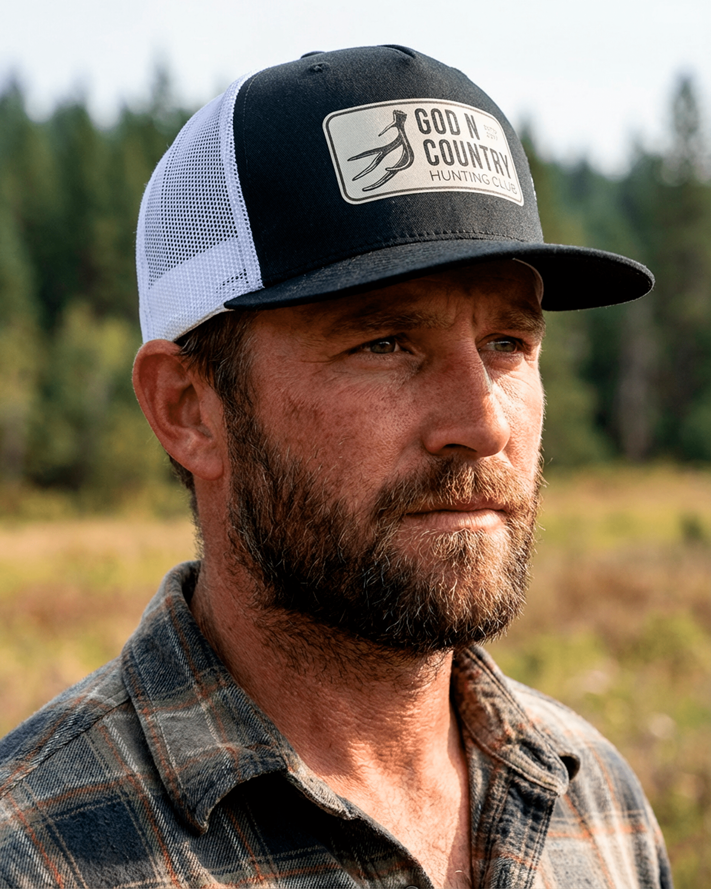 God N Country Hunting Club Trucker Hat - hats - God N' Country