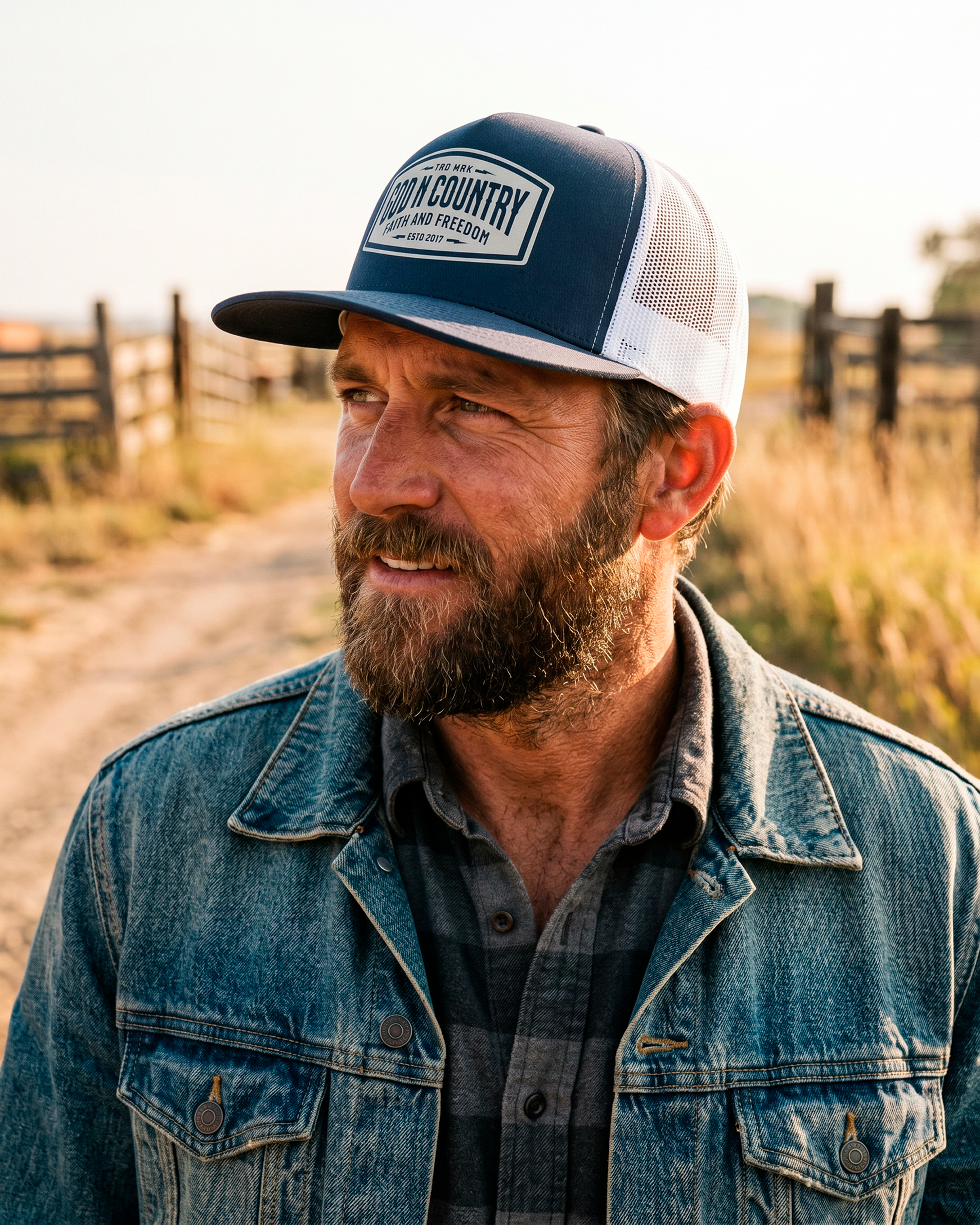 God N' Country Faith & Freedom Trucker Hat
