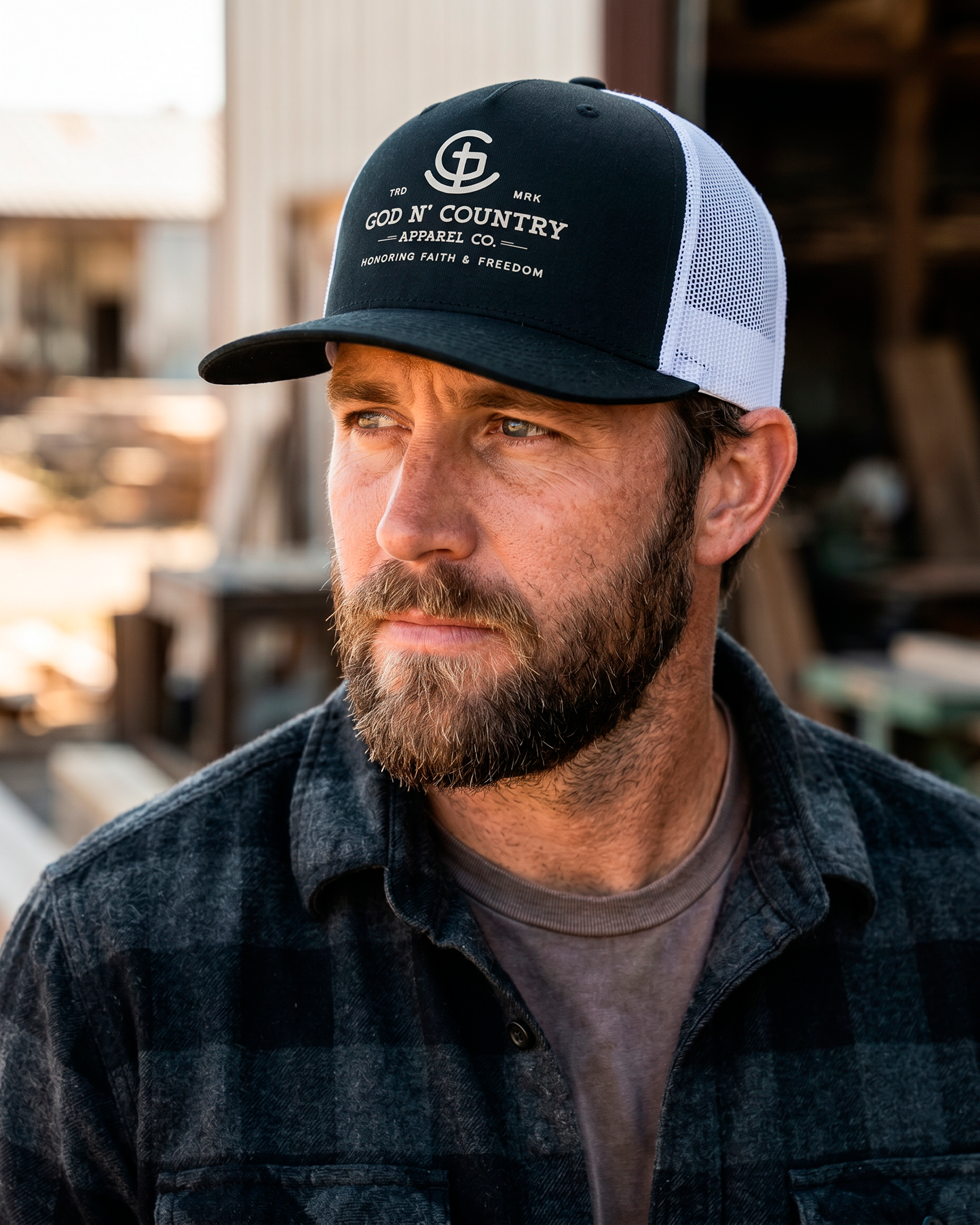 God N' Country Signature Brand Trucker Hat