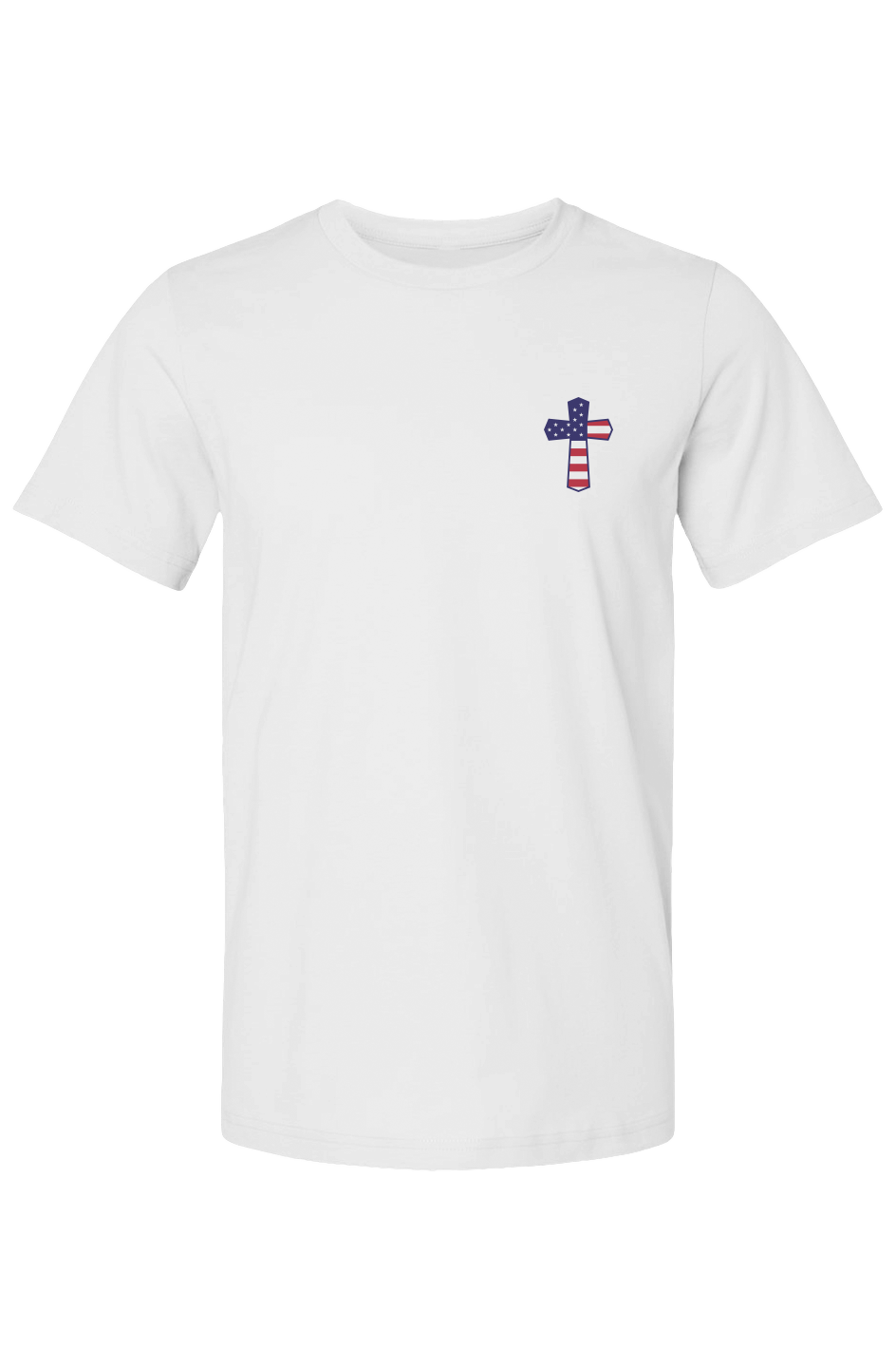 God N Country Patriotic Cross Men's T-Shirt