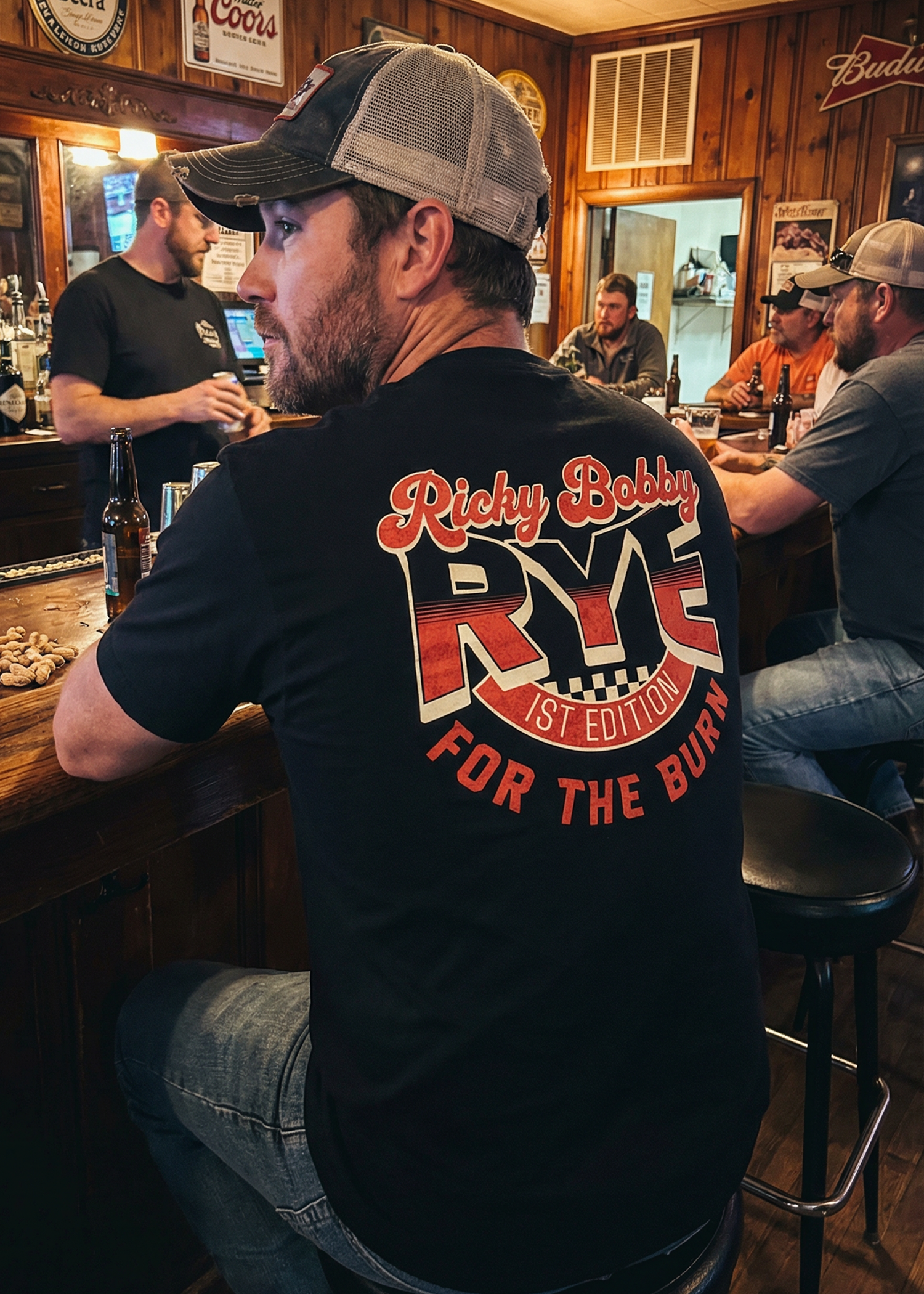 Bad Axe Bourbon For the Burn Charity Tee