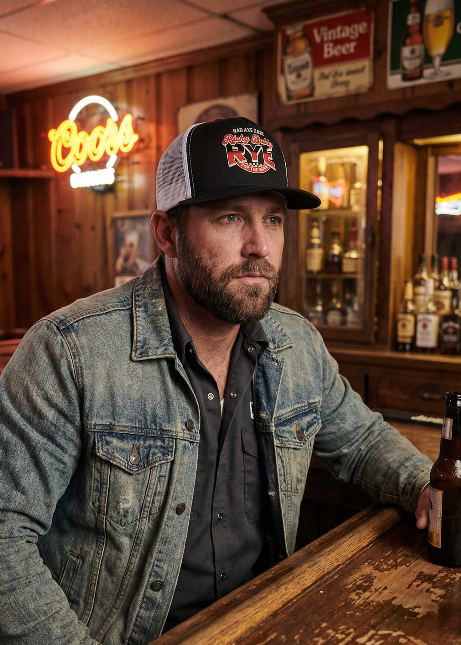 Bad Axe Bourbon For the Burn Charity Hat