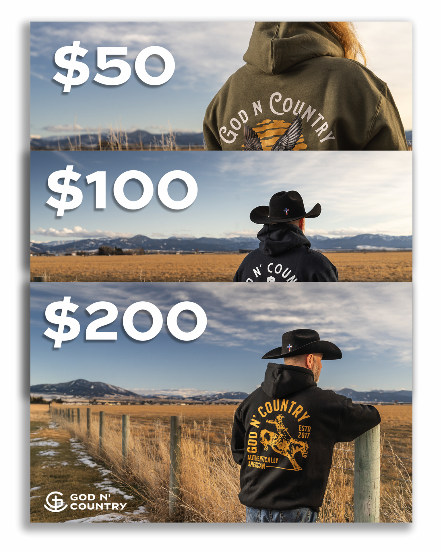 God N Country E-Gift Card