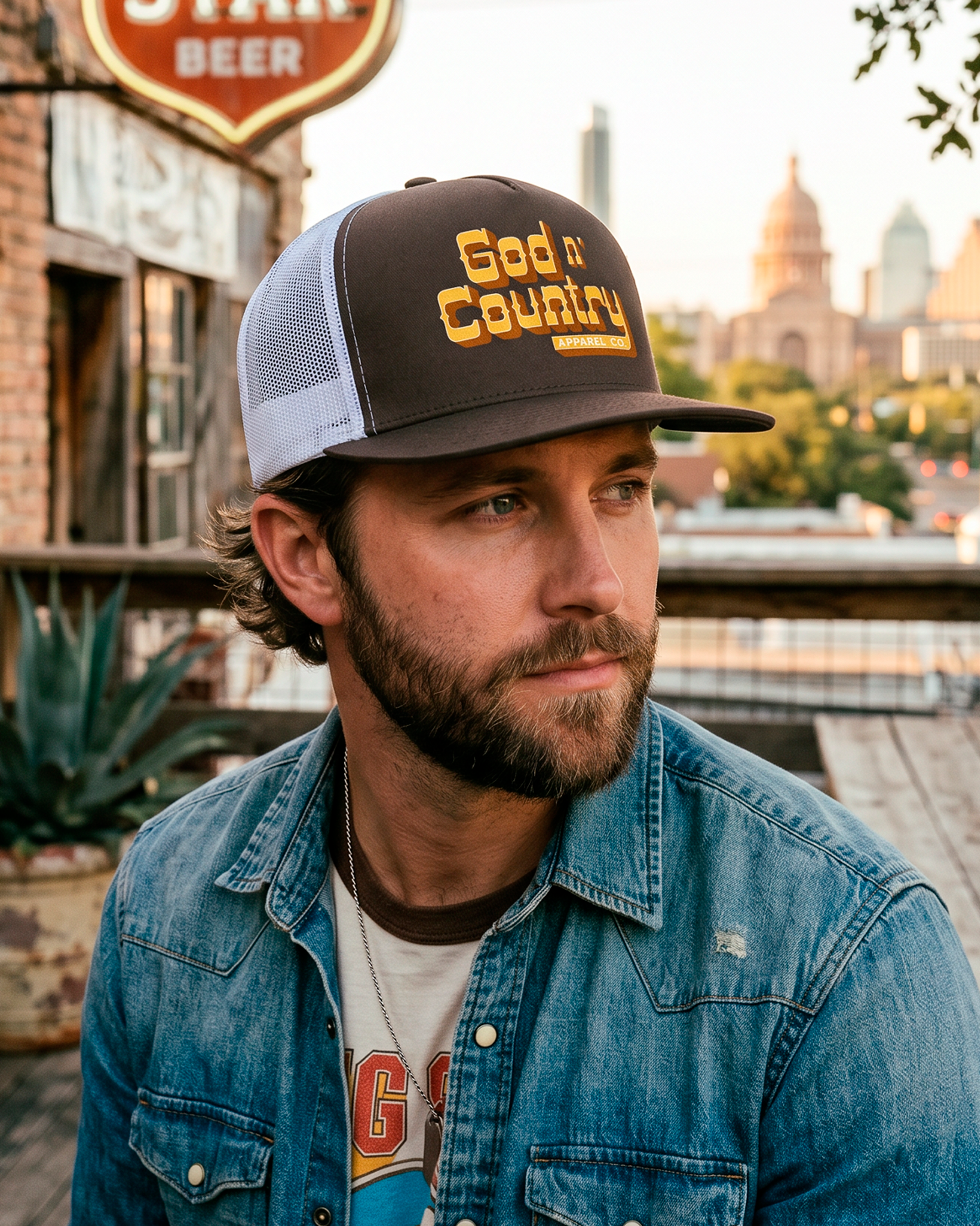 God N' Country Western Trucker Hat
