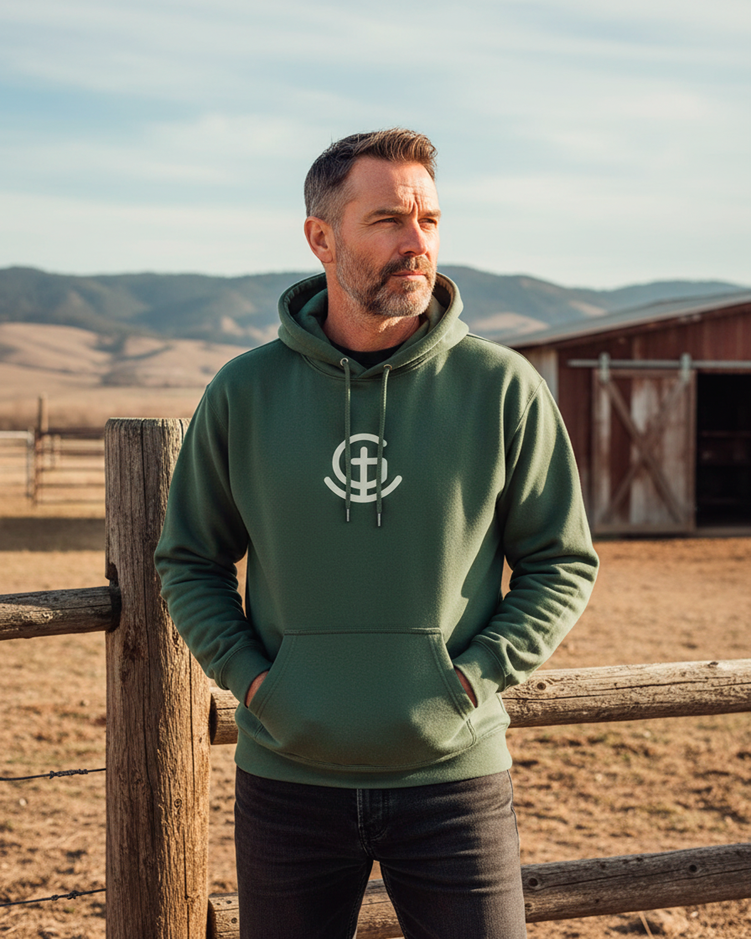 God N Country Classic Logo Hoodie