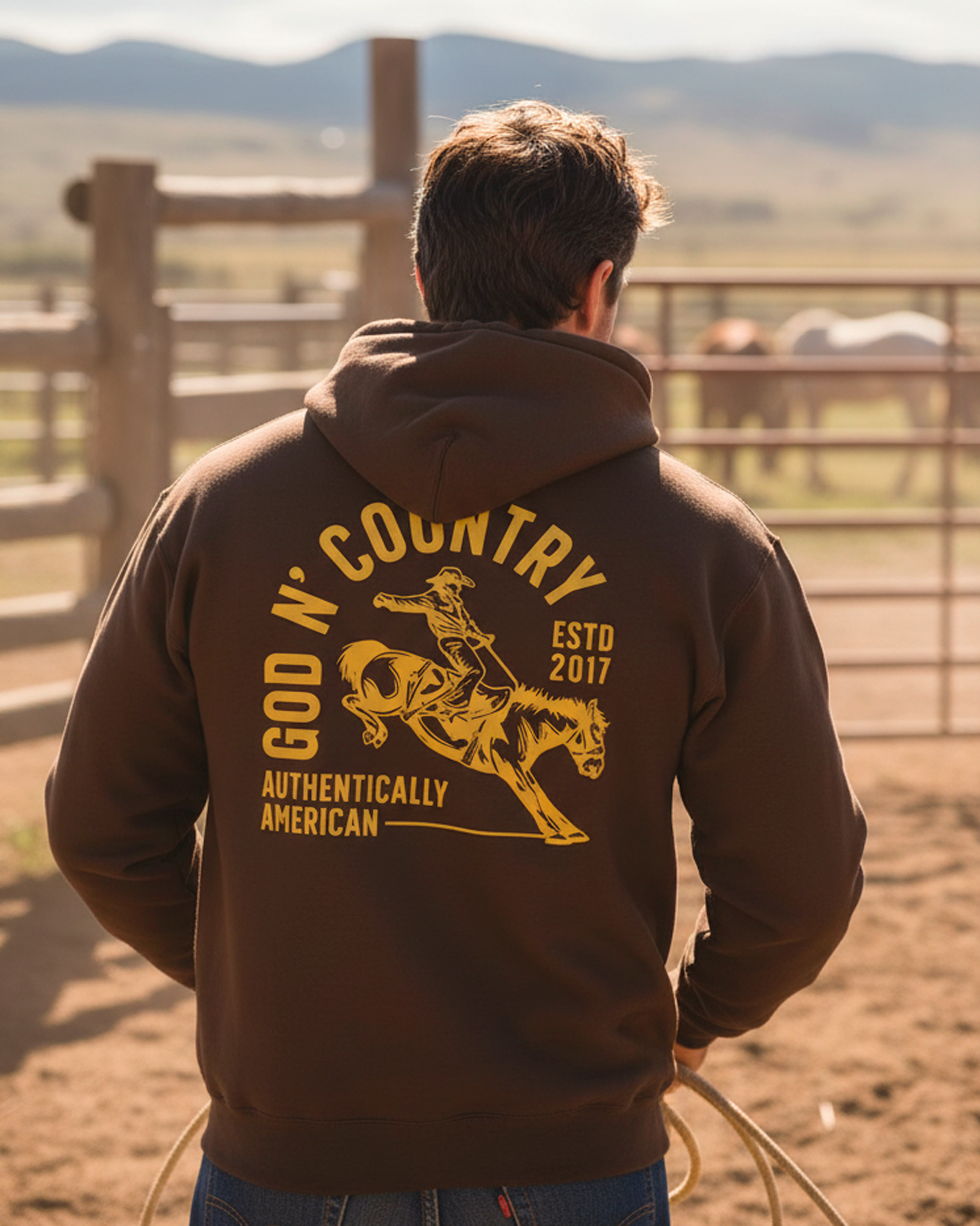 God N Country Rodeo Hoodie