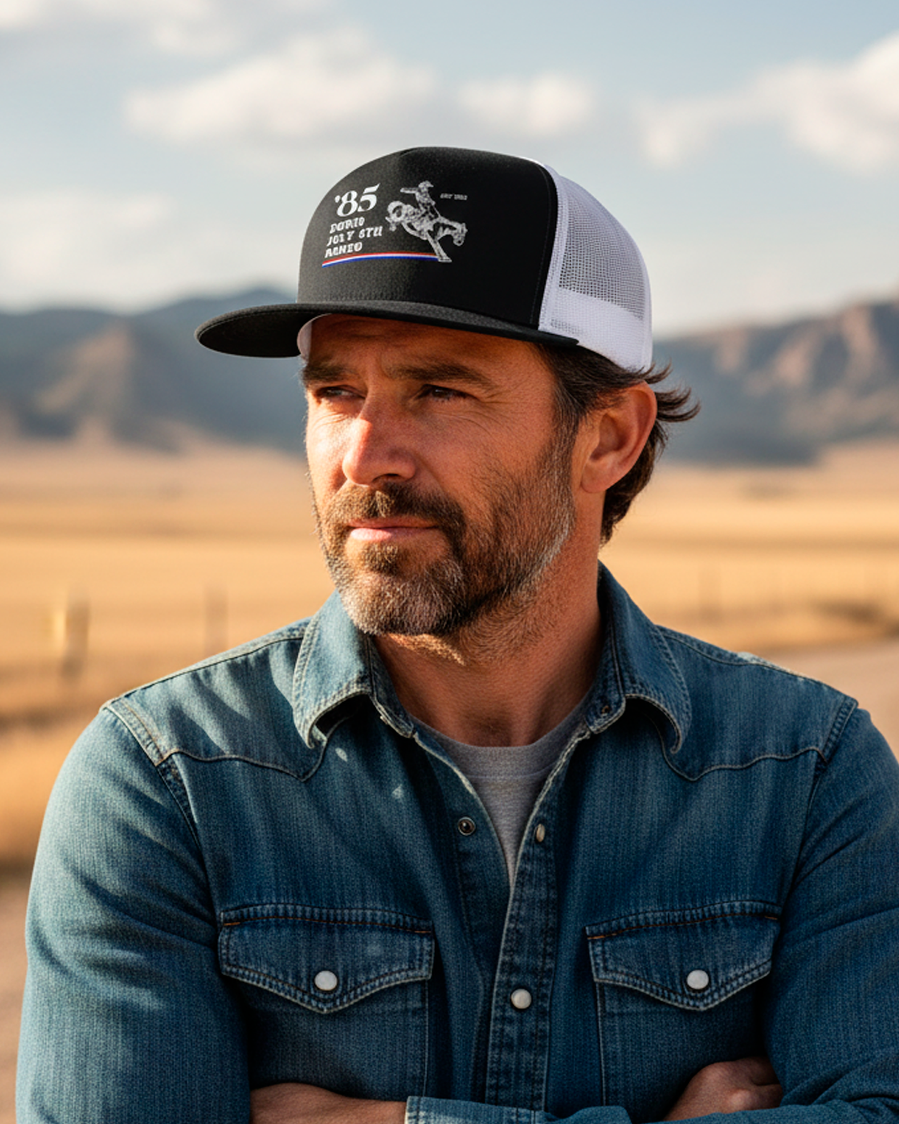 God N Country Ennis Retro Rodeo Trucker Hat