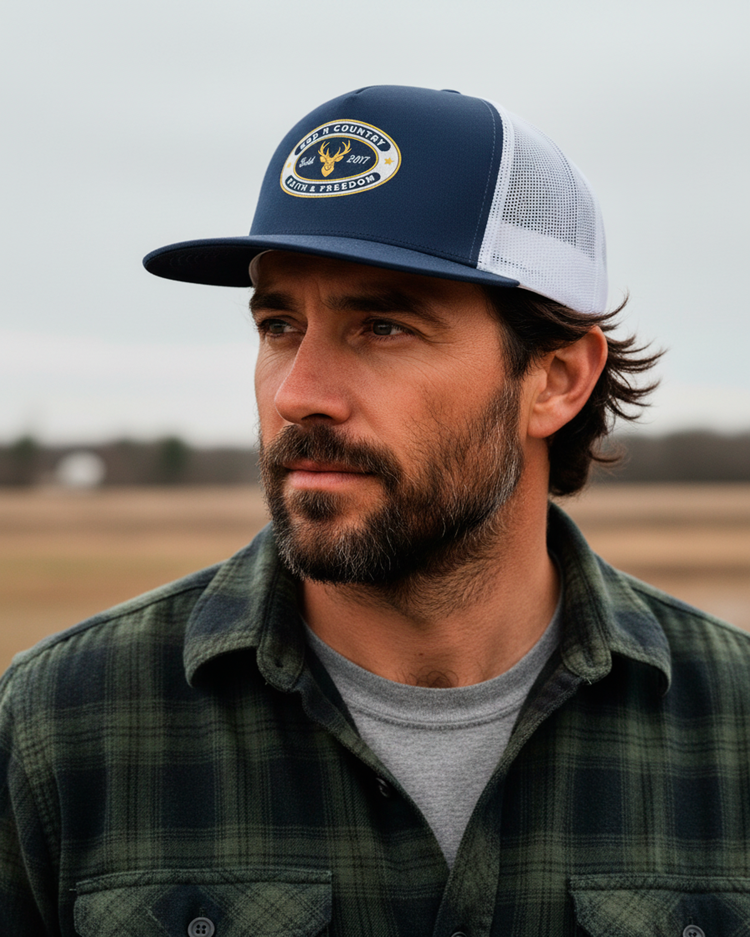 God N Country Faith & Freedom Trucker Hat