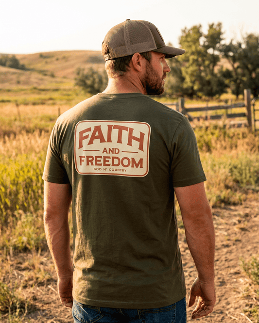 God N Country Faith & Freedom Tee - tshirts - God N' Country