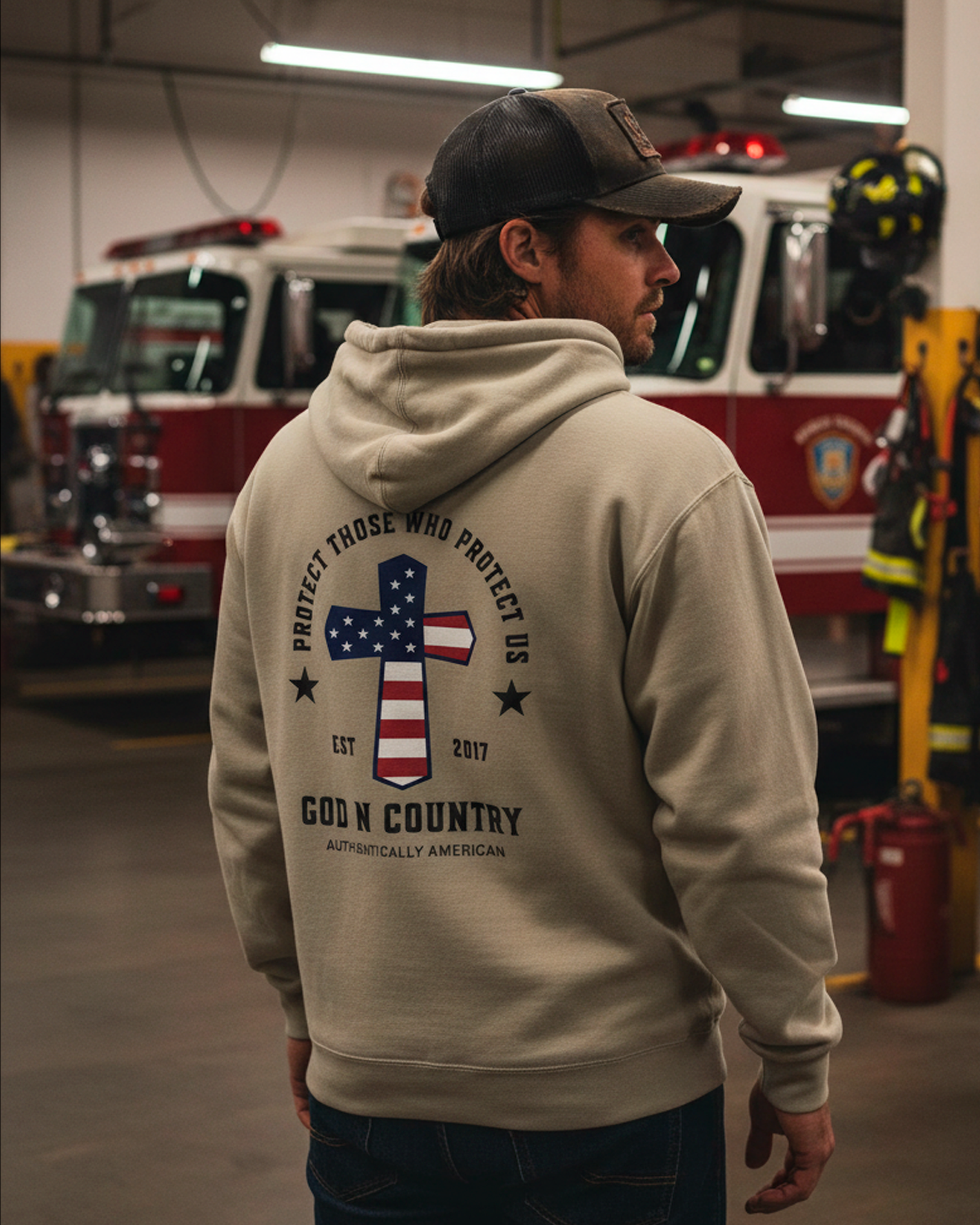 God N Country Protect Hoodie