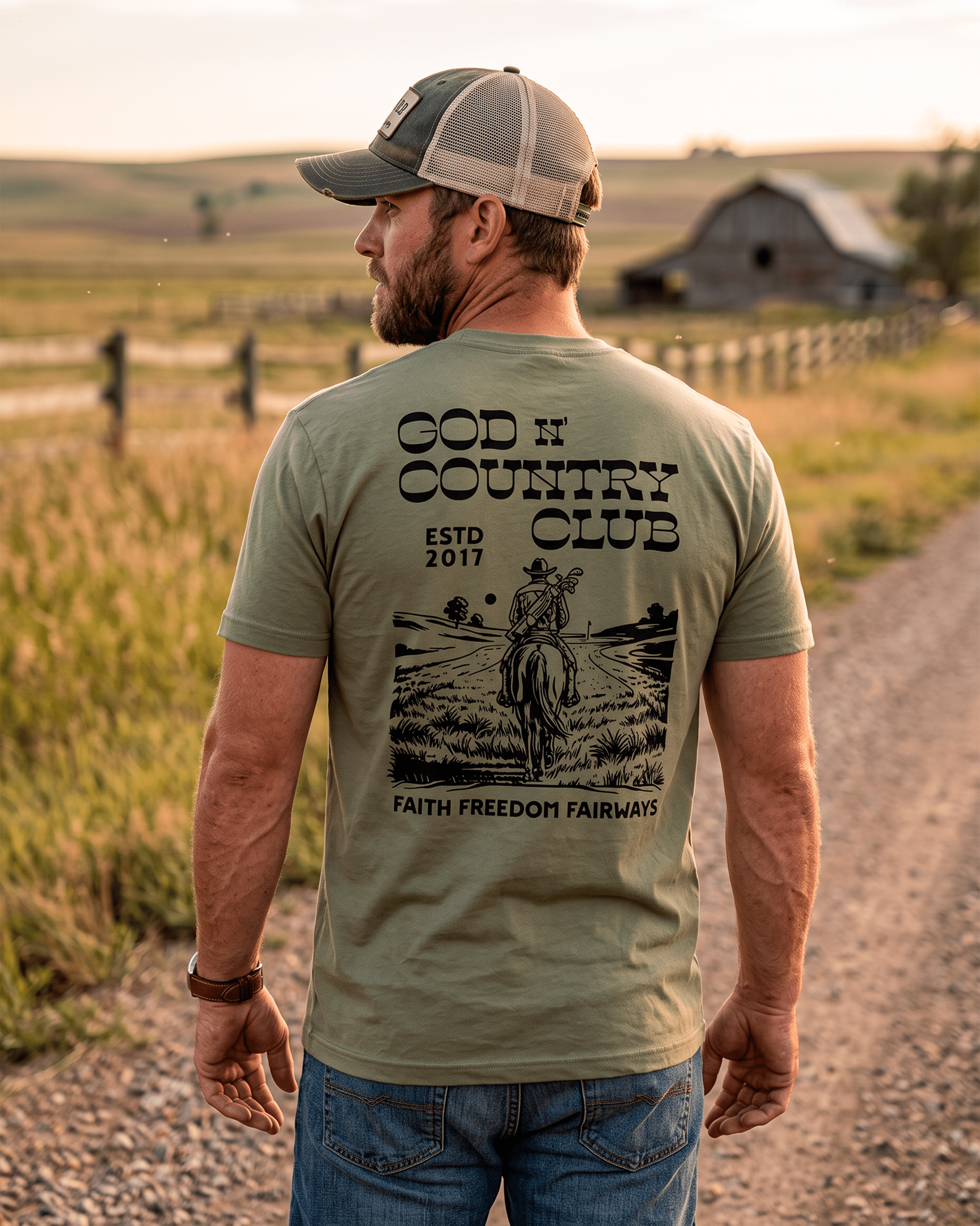 God N' Country Country Club Everyday Tee - tshirts - God N' Country