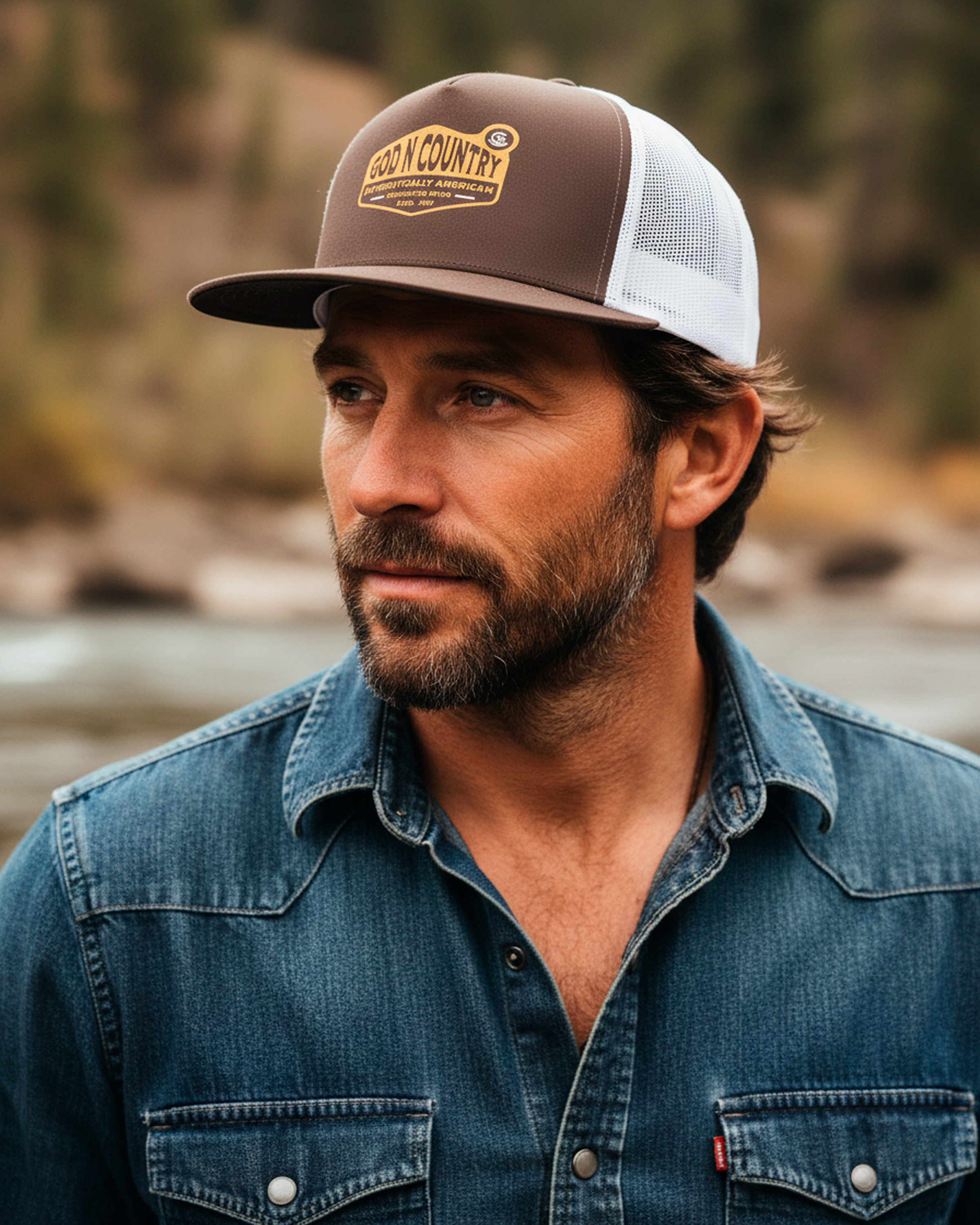 God N Country Deschutes Trucker Hat