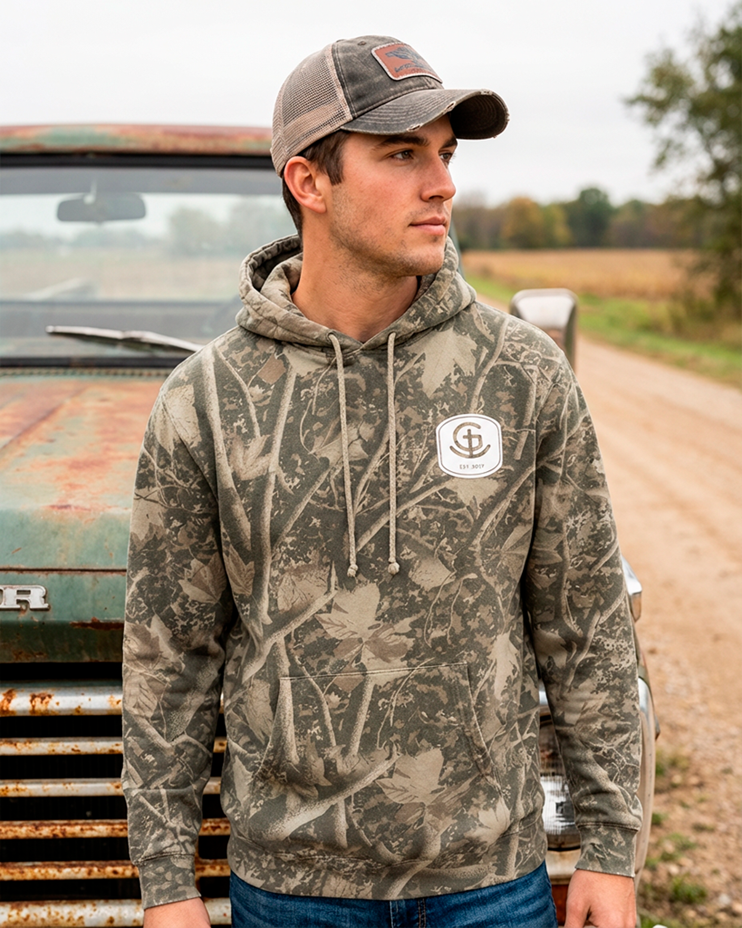 God N Country Deadwood Tree Camo Heritage Hoodie