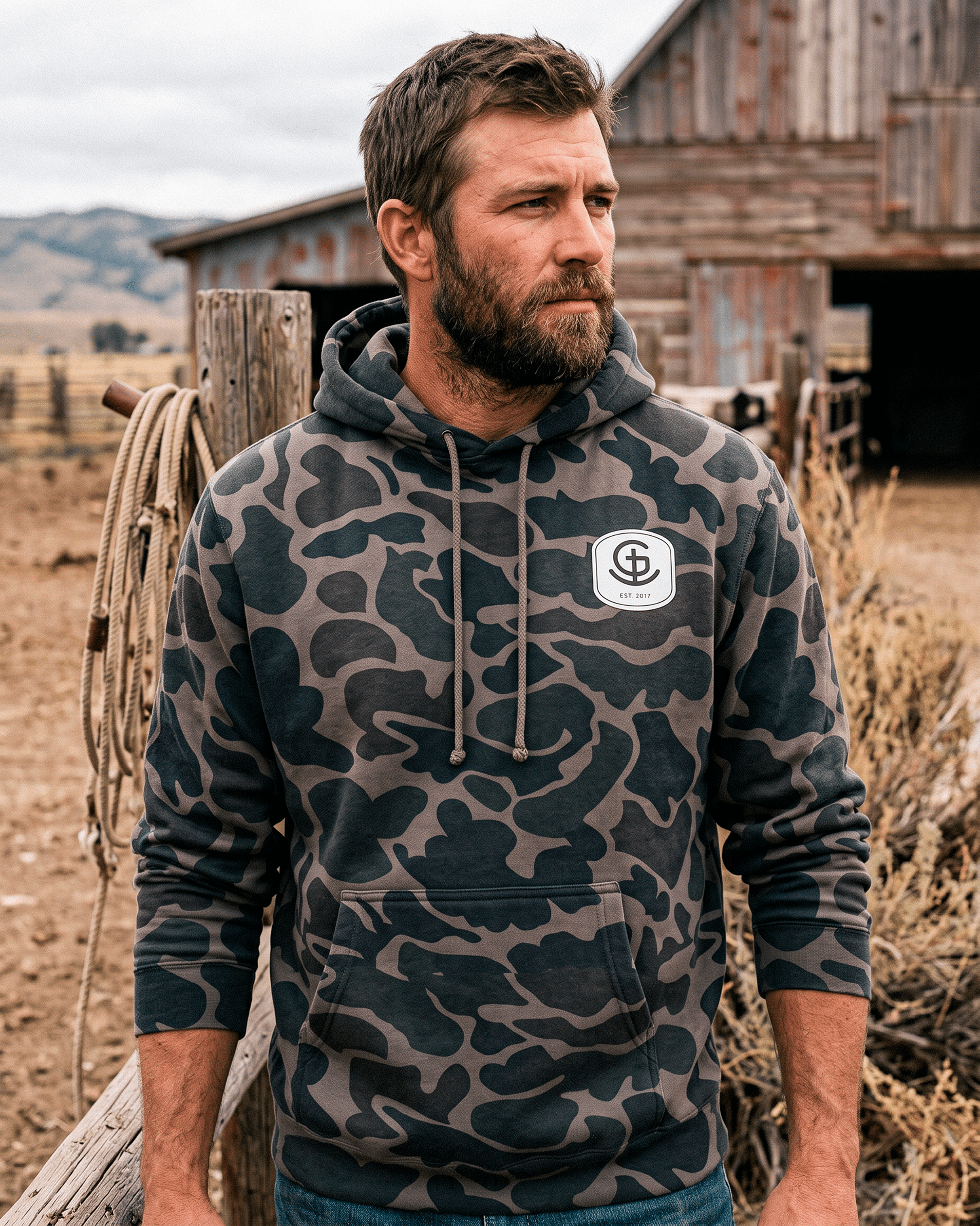 God N' Country Heritage Duck Camo Heavyweight Hoodie - hoodies - God N' Country