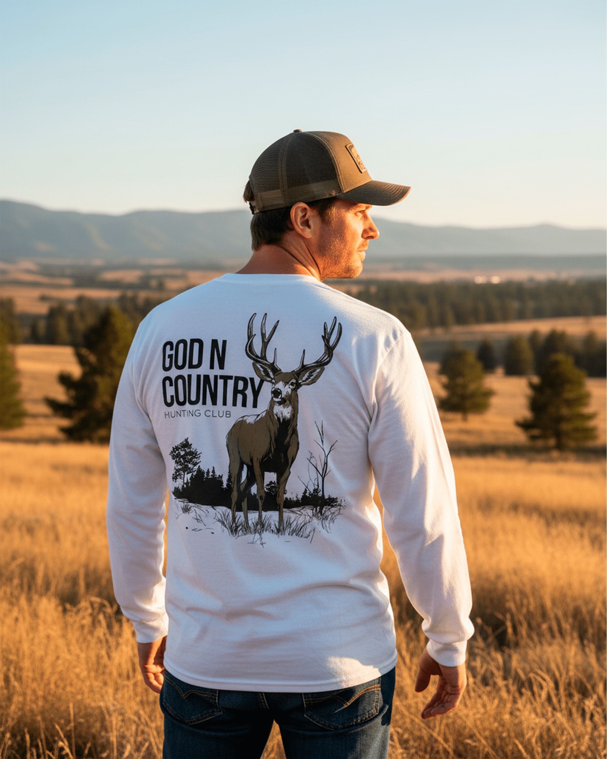 God N Country Hunting Club Long Sleeve Tee - long sleeves - God N' Country