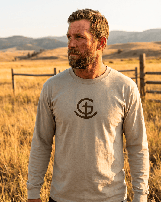 God N Country Large Brand Long Sleeve Tee - long sleeves - God N' Country