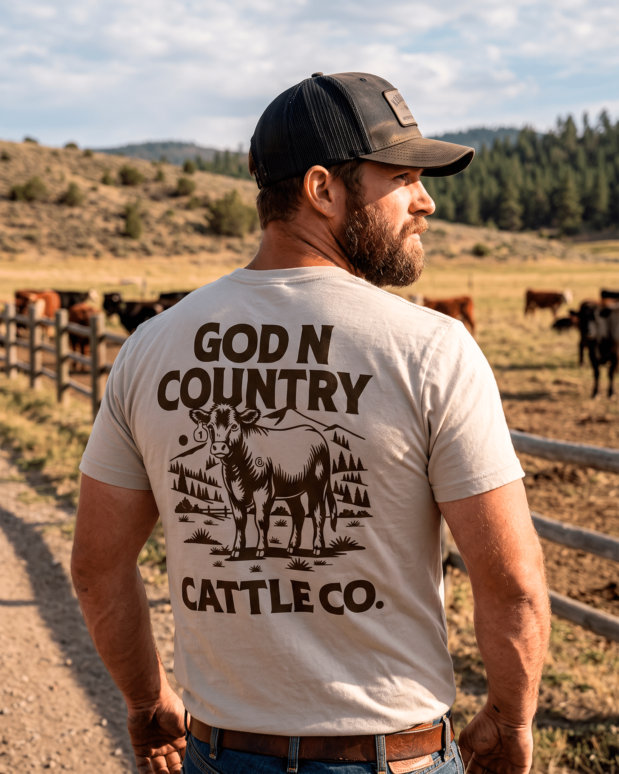 God N Country Cattle Co. Everyday Tee - tshirts - God N' Country