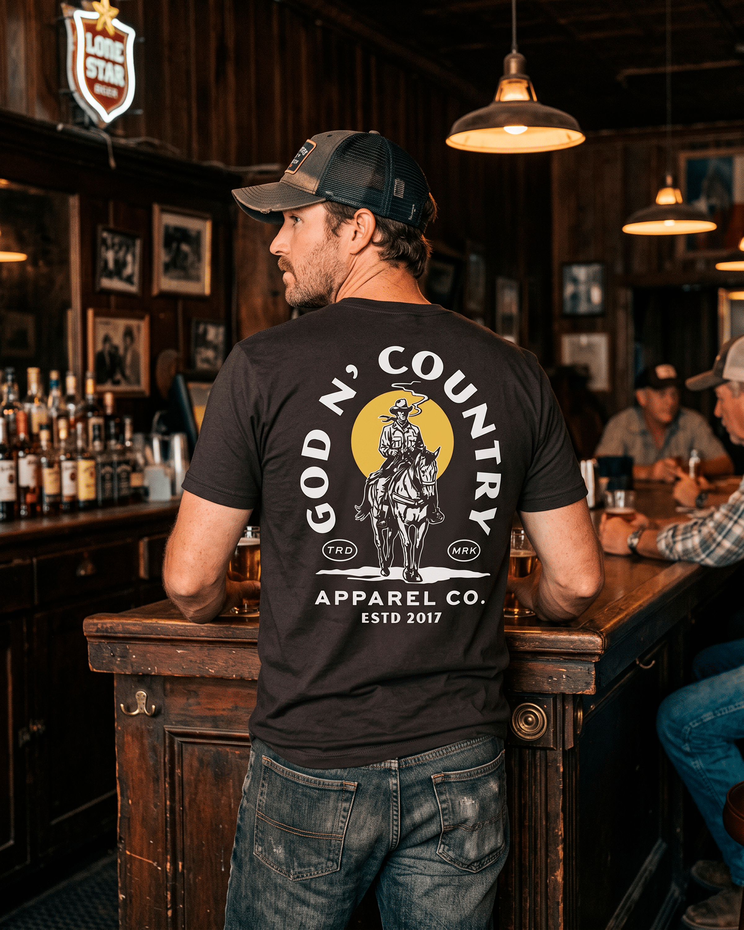 God N Country Cowboy Heritage Everyday Tee - tshirts - God N' Country