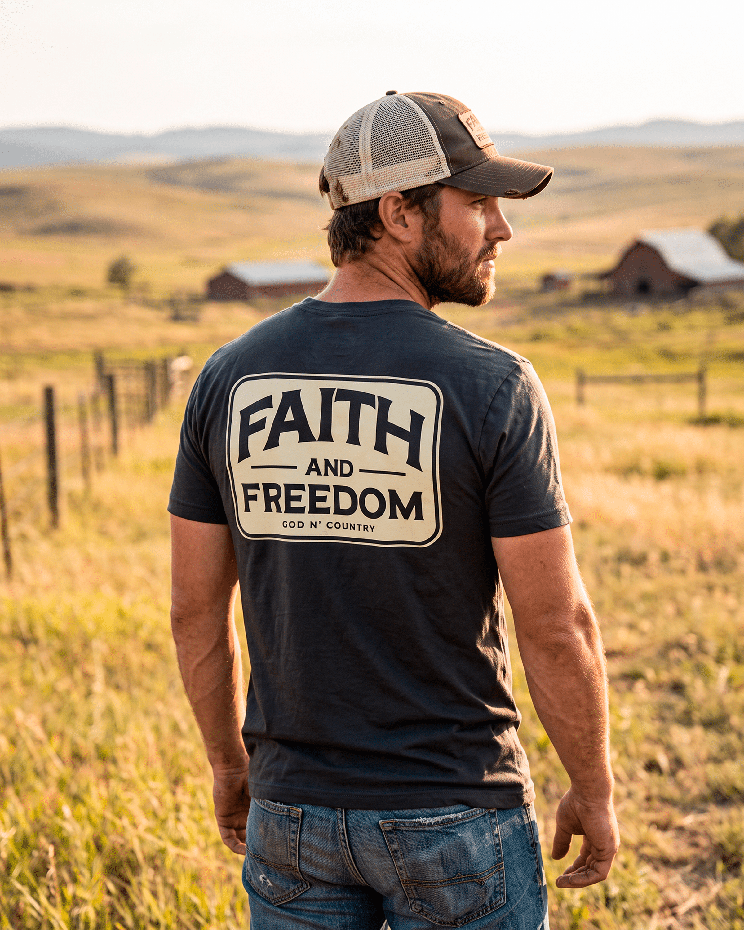 God N' Country Faith & Freedom Everyday Tee - tshirts - God N' Country