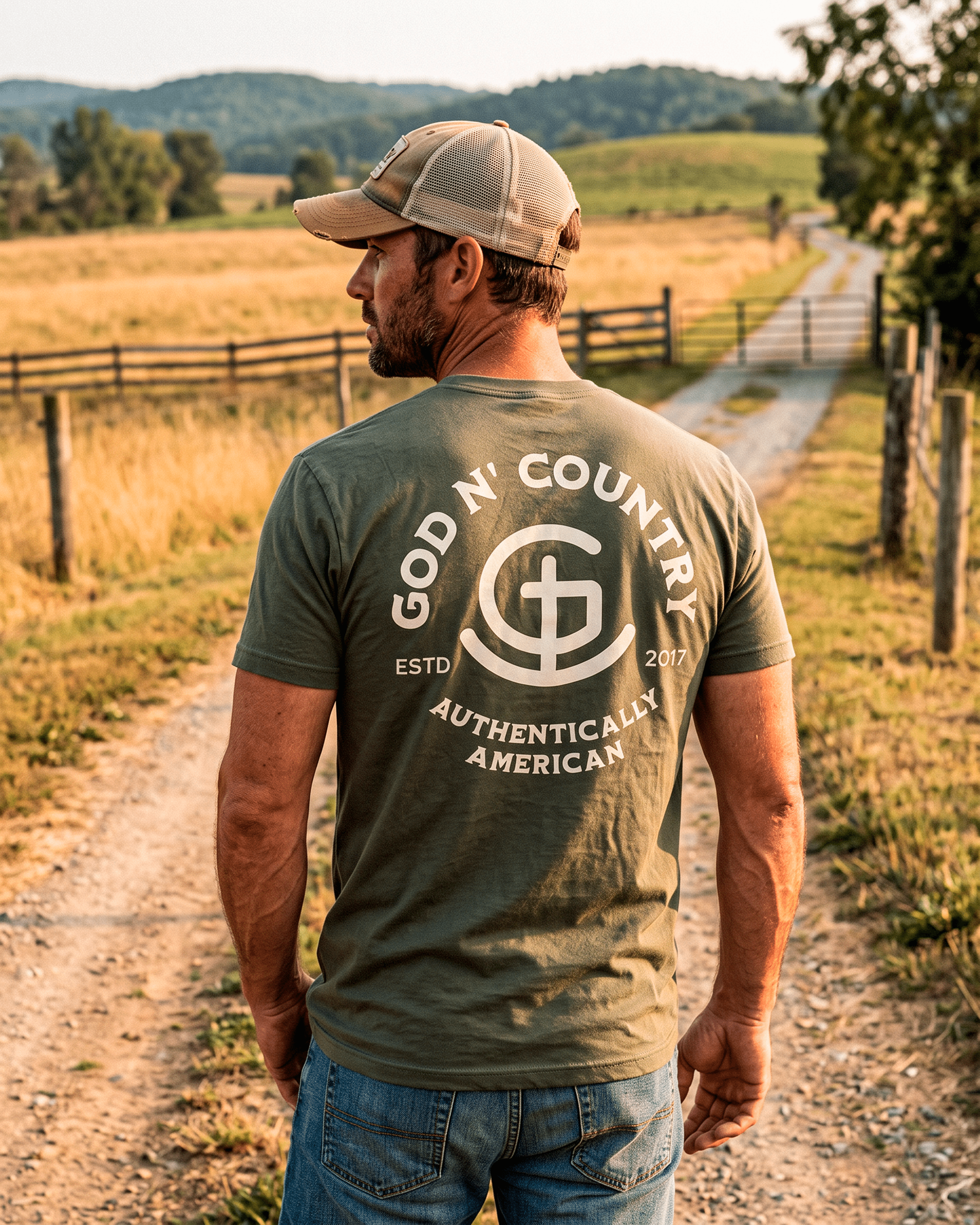 God N Country Classic Brand Everyday Tee - tshirts - God N' Country