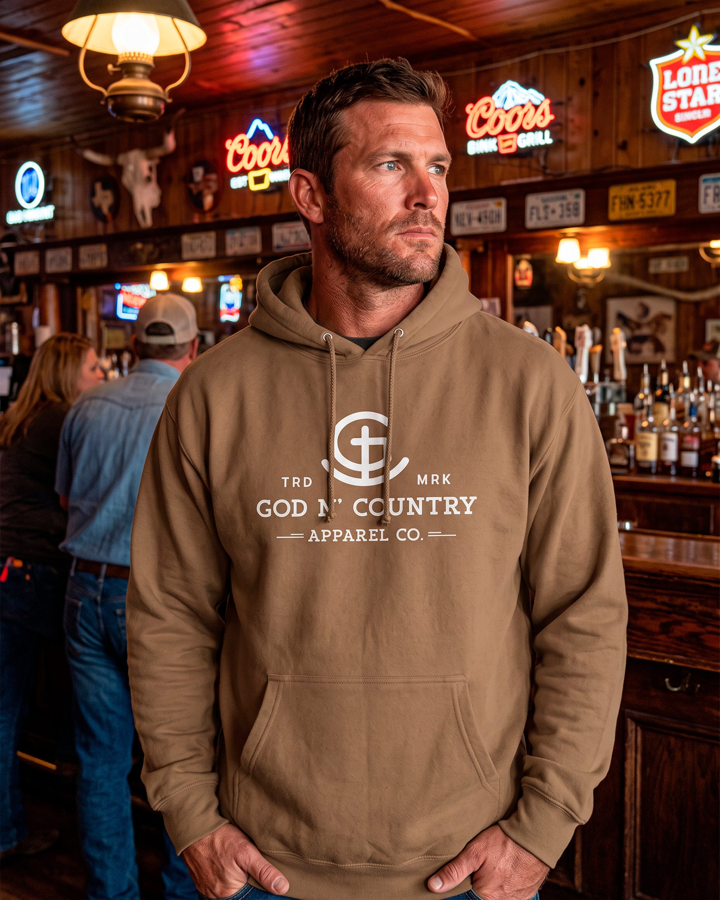God N' Country Apparel Co Signature Heavyweight Hoodie