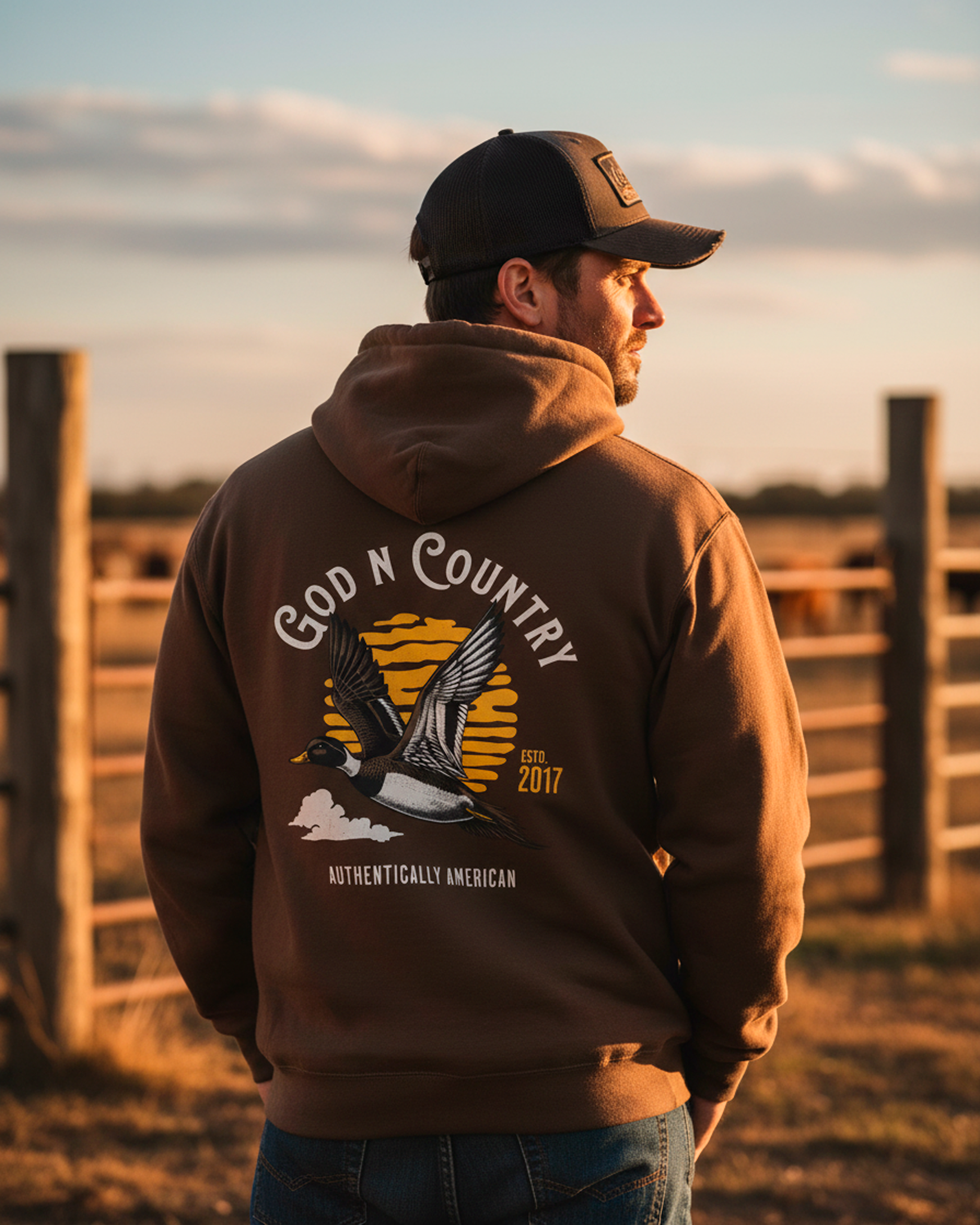 God N Country Pintail Duck Hoodie