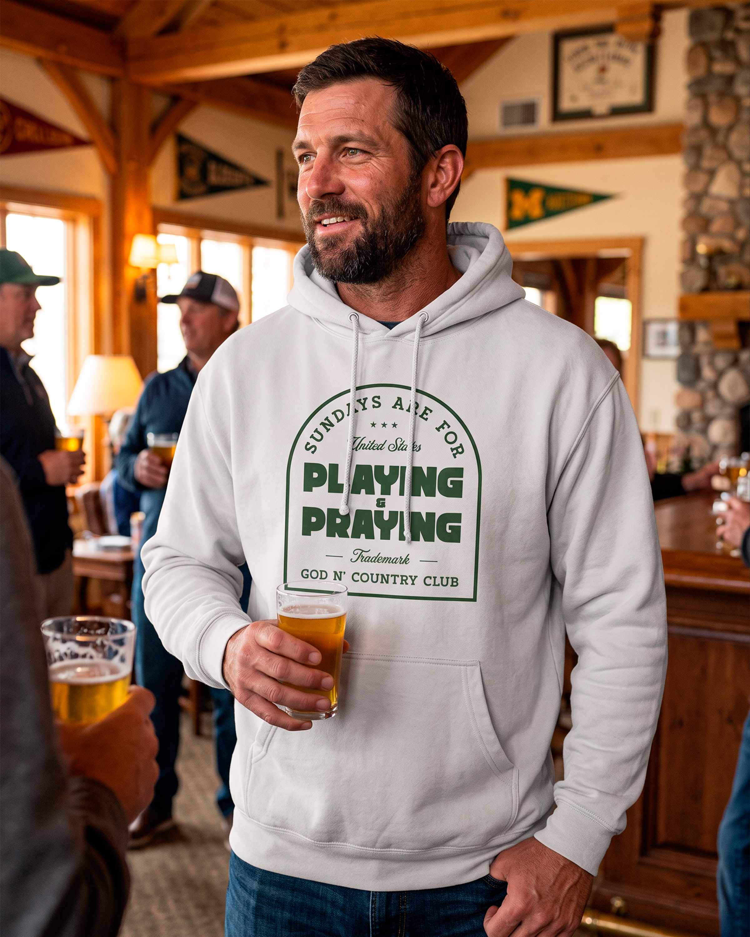 God N' Country Golf Club Heavyweight Hoodie