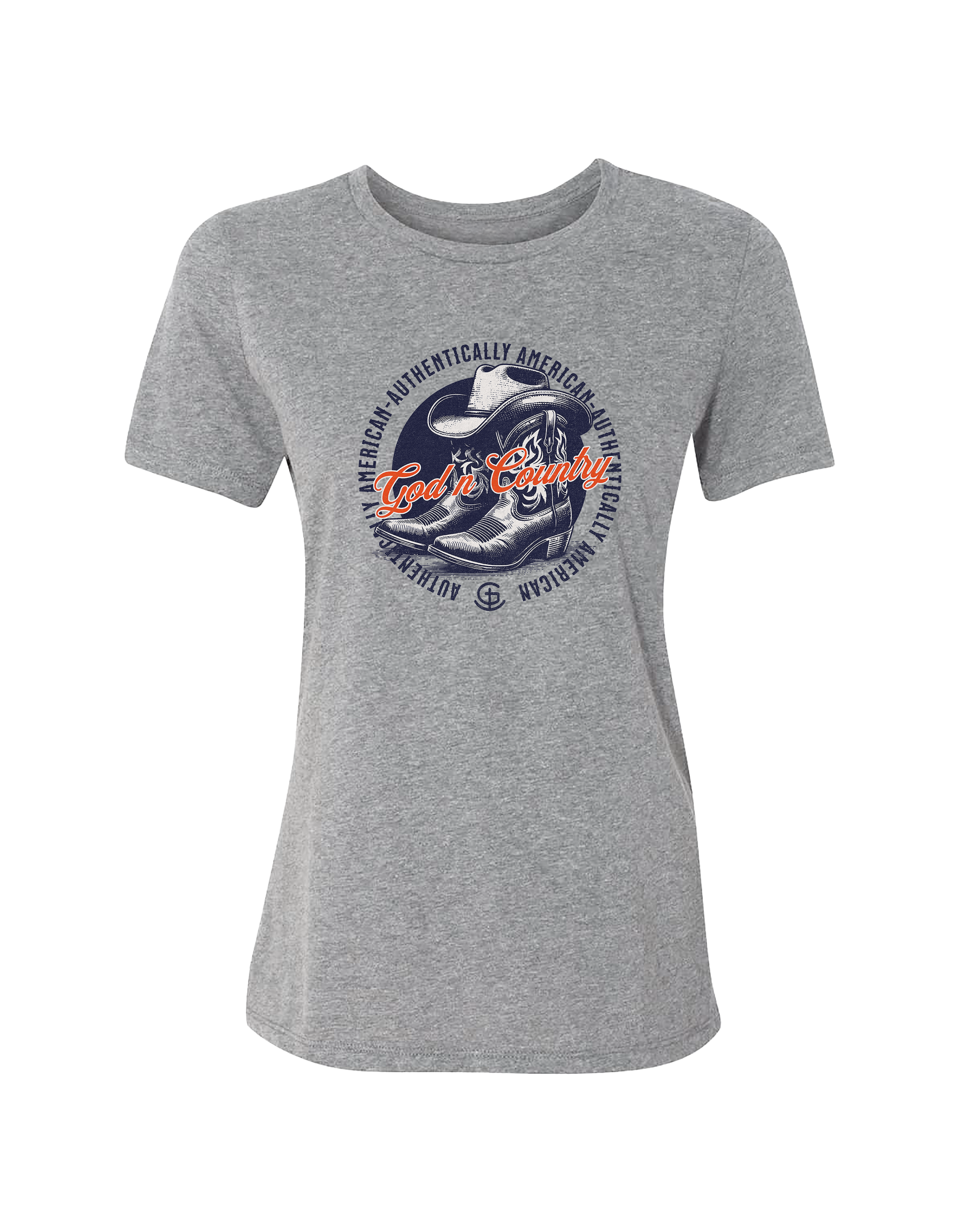 God N Country Women’s Authentic American Tee