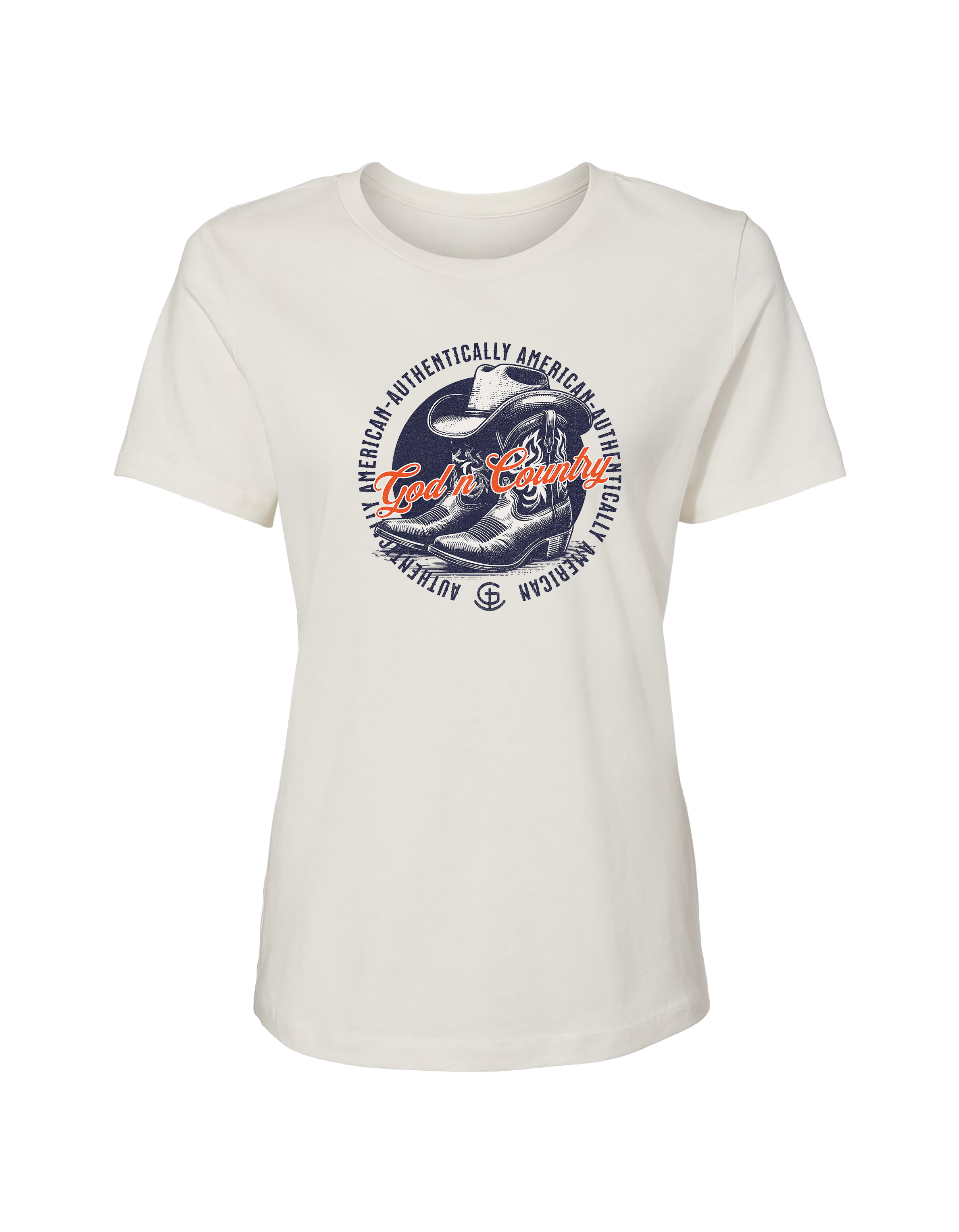 God N Country Women’s Authentic American Tee