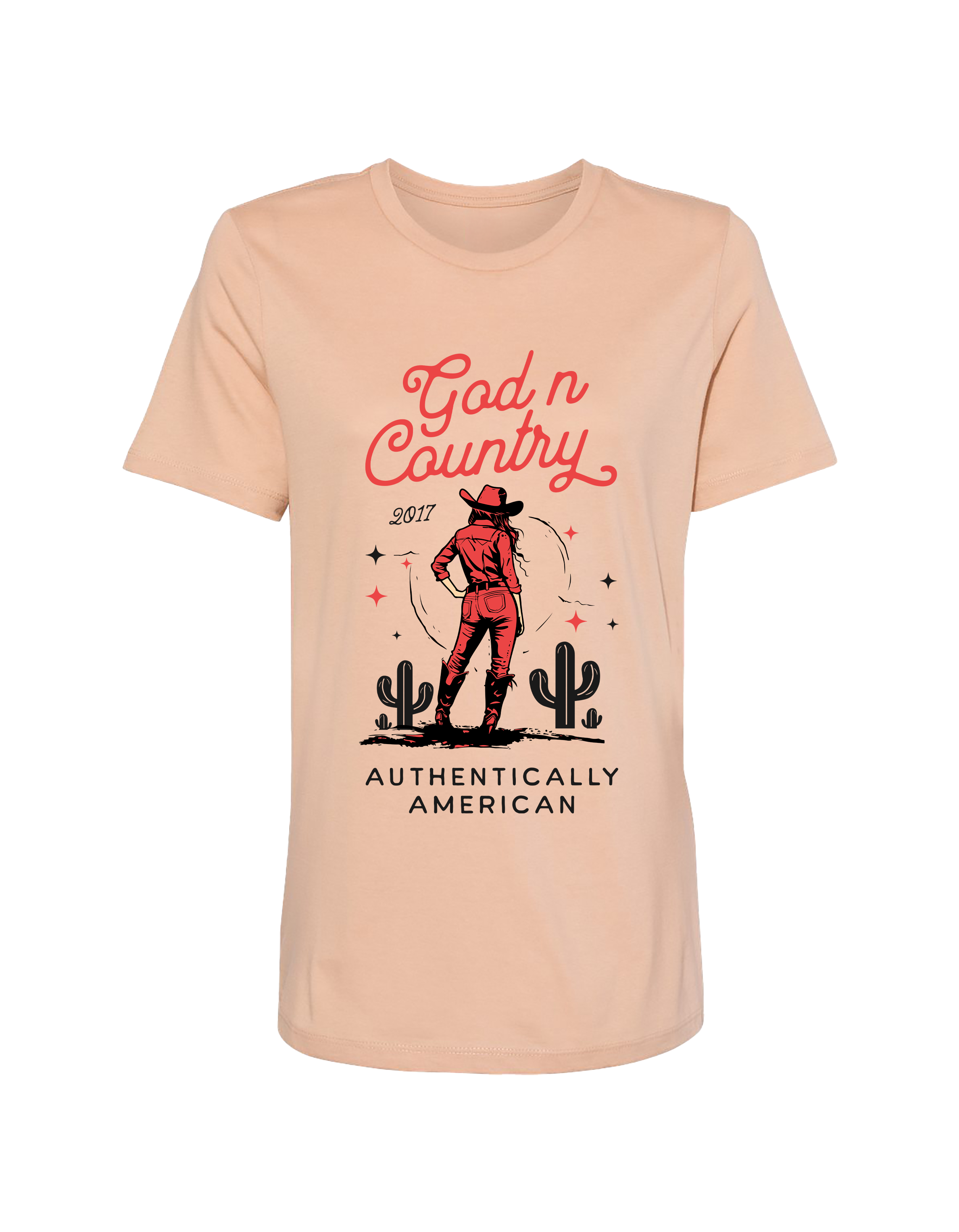 God N Country Women’s Desert Cowgirl Tee