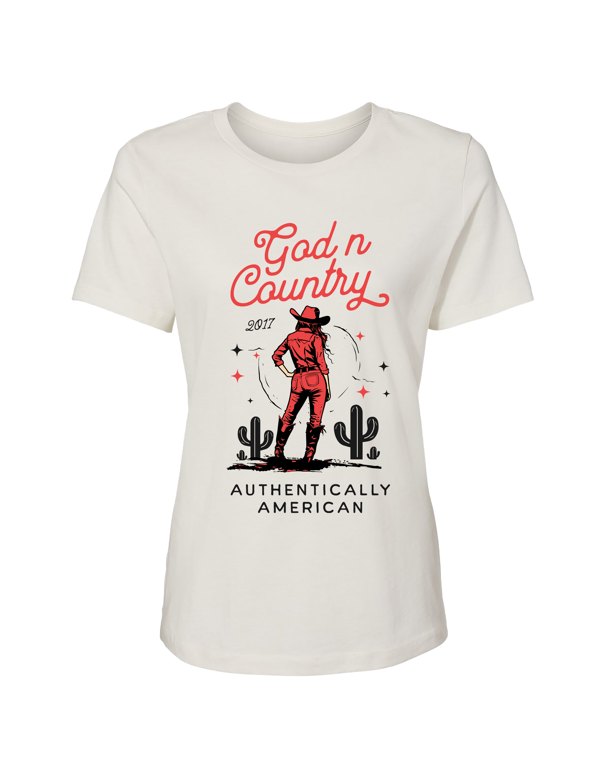 God N Country Women’s Desert Cowgirl Tee