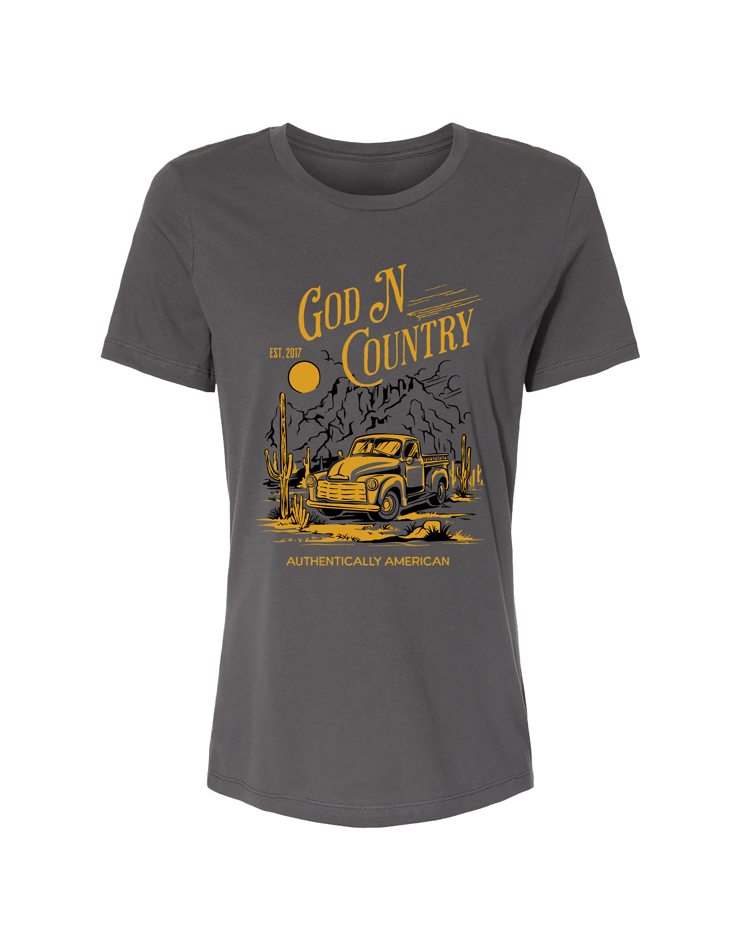 God N Country Women’s Desert Truck Tee