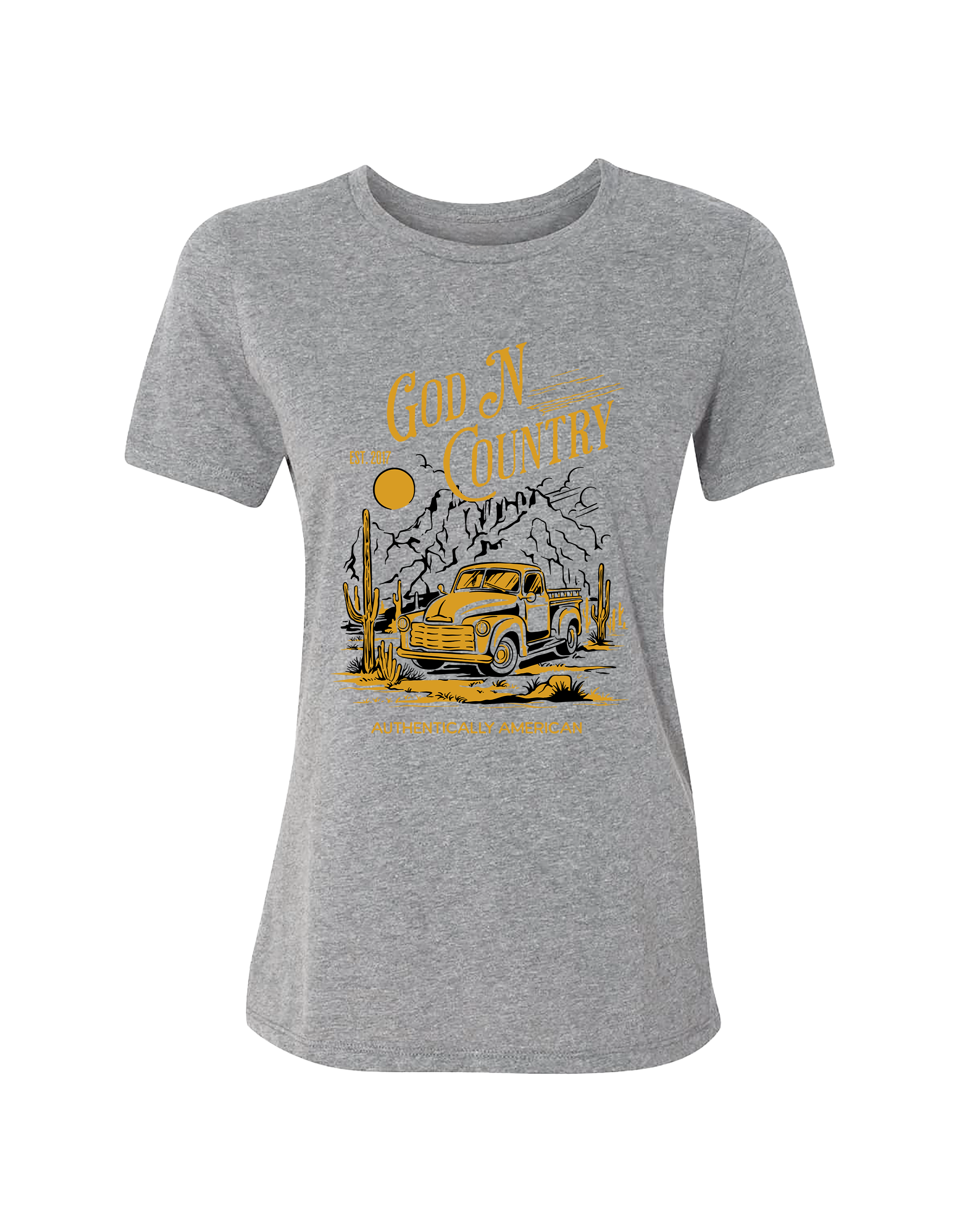 God N Country Women’s Desert Truck Tee