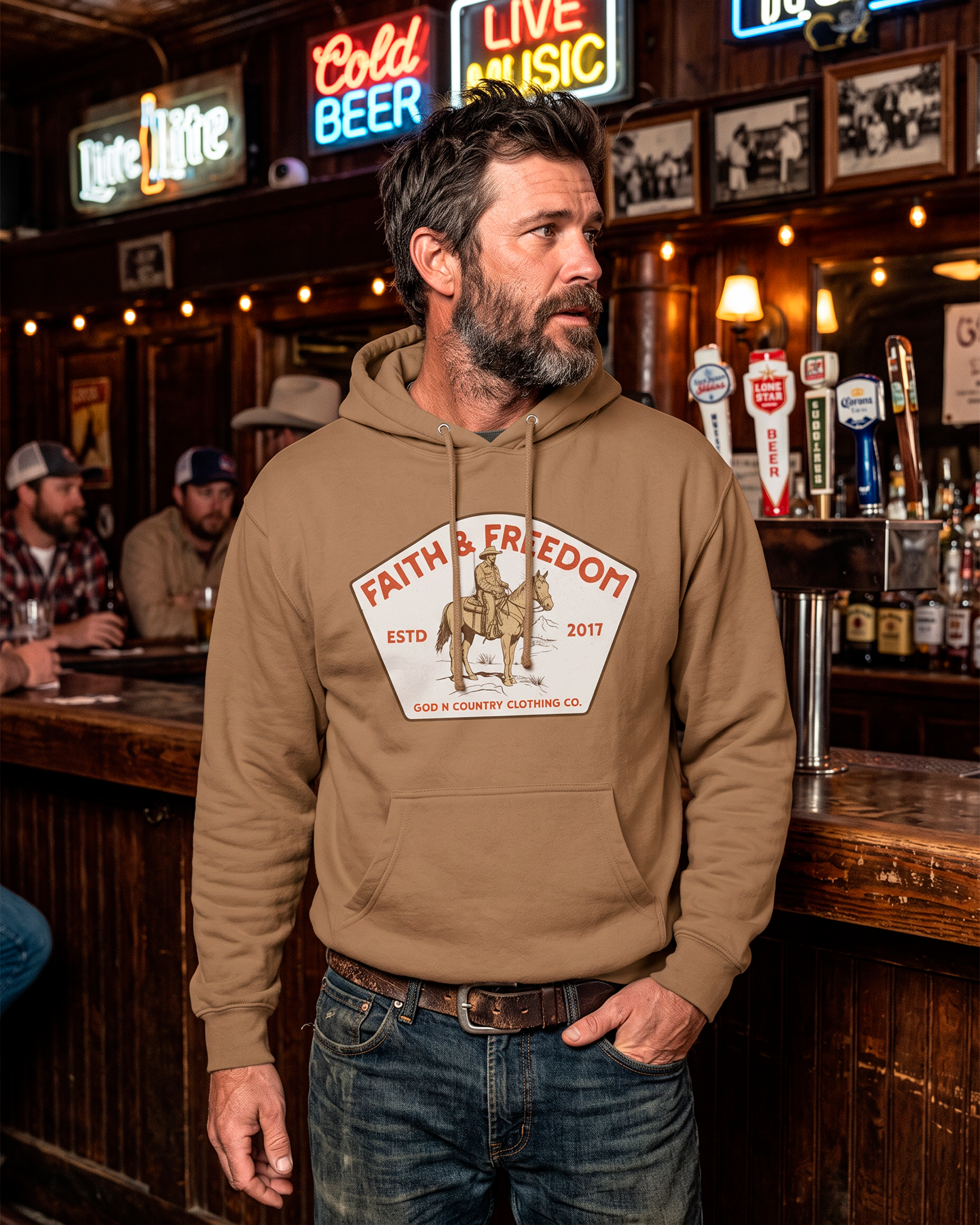 God N' Country Wrangler Heavyweight Hoodie