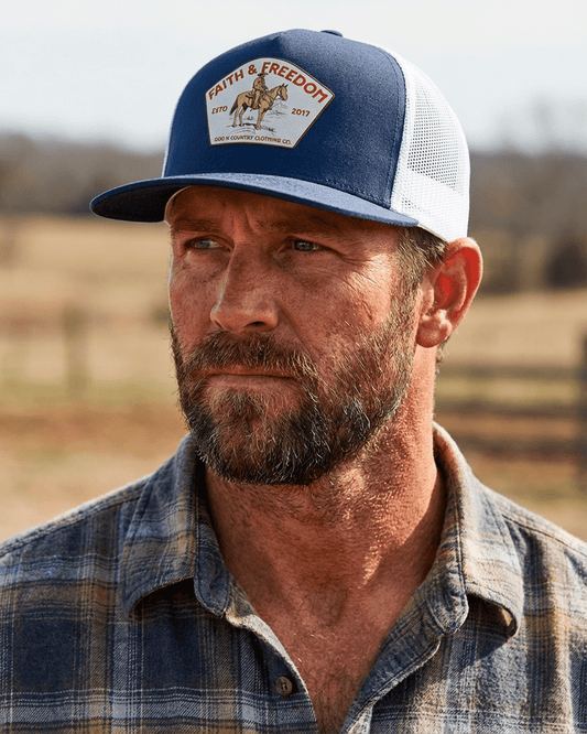 God N Country Wrangler Trucker Hat - hats - God N' Country